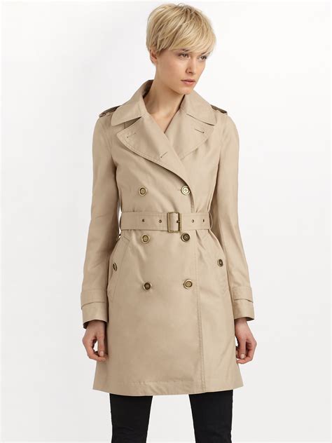 burberry brit trench coat side slit|Burberry Brit trench coat women's.